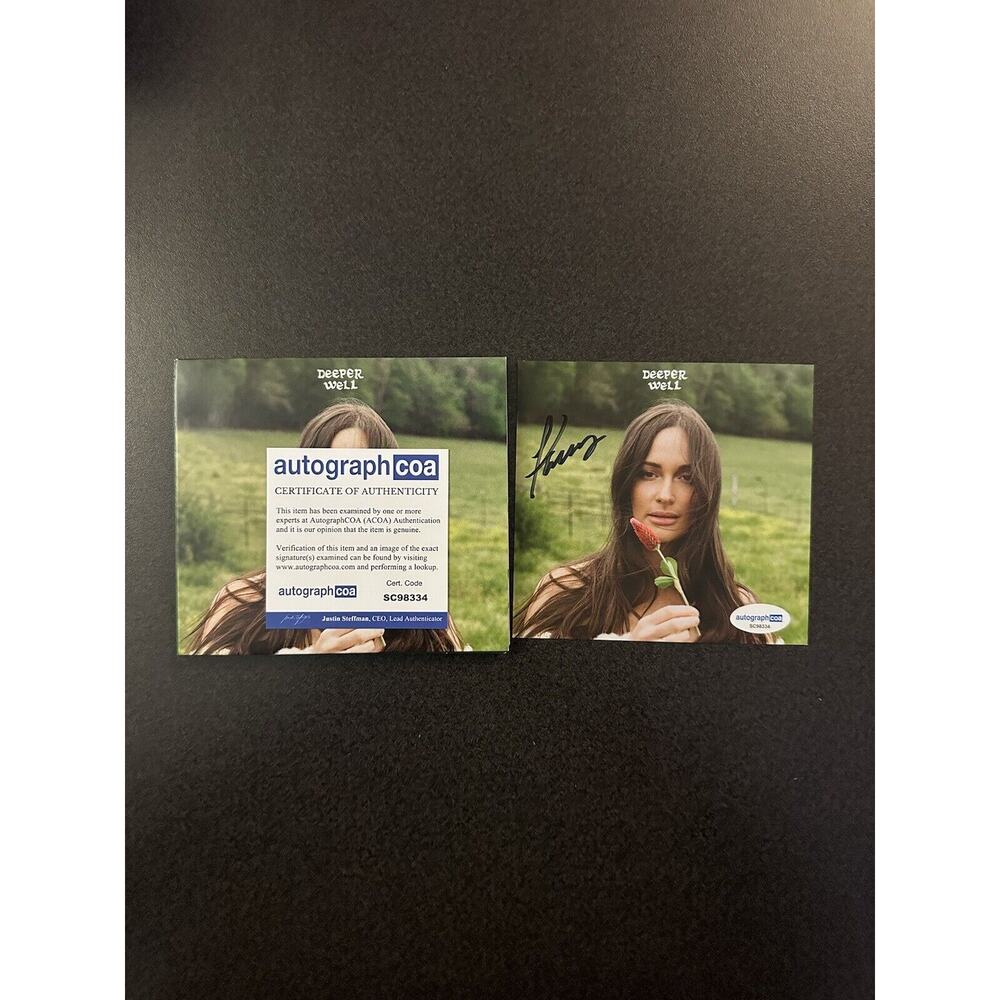 AUTOGRAPHED Kacey Musgraves SIGNED Deeper Well CD COA ACOA #SC98334